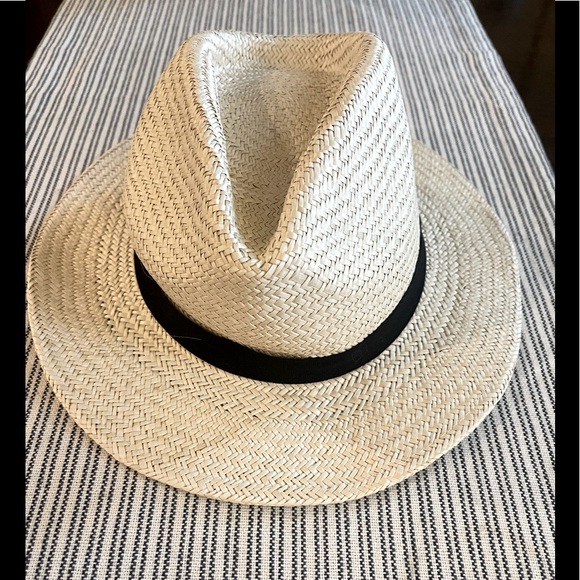 Brixton Let’s III Fedora Straw Hat Tan /Black - Picture 2 of 5